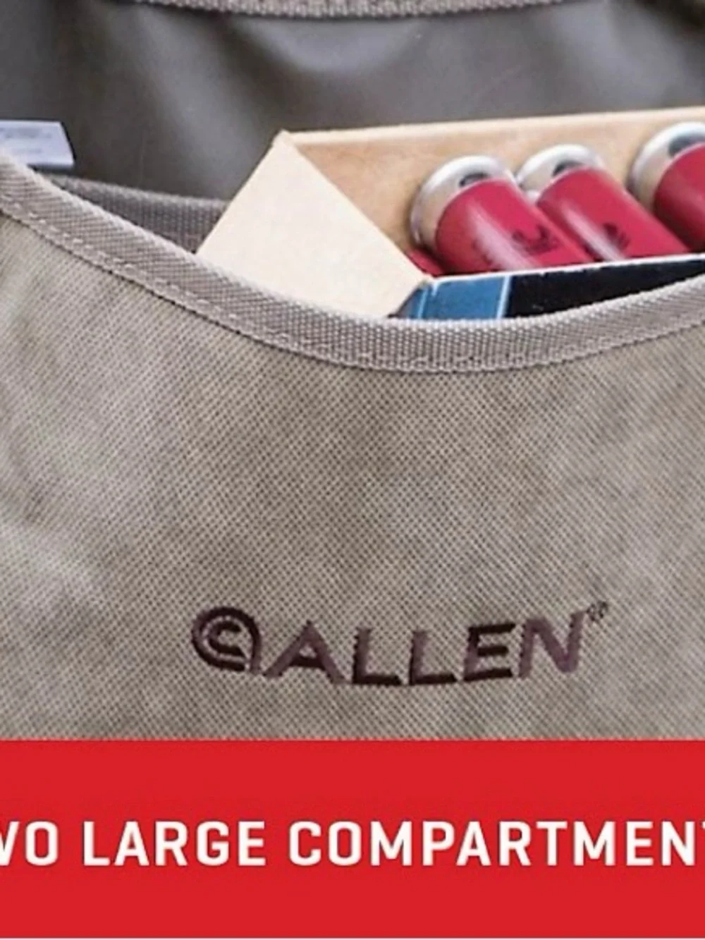 Allen Company Shotgun Shell Pouch with Belt for Hunting and Shooting Range